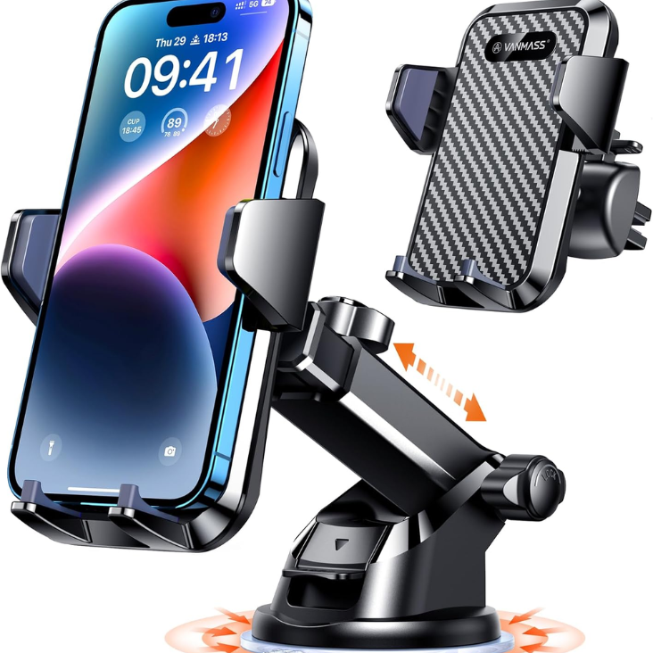 Main product image of Car Phone Mount for Dashboard, Windshield, or Air Vent