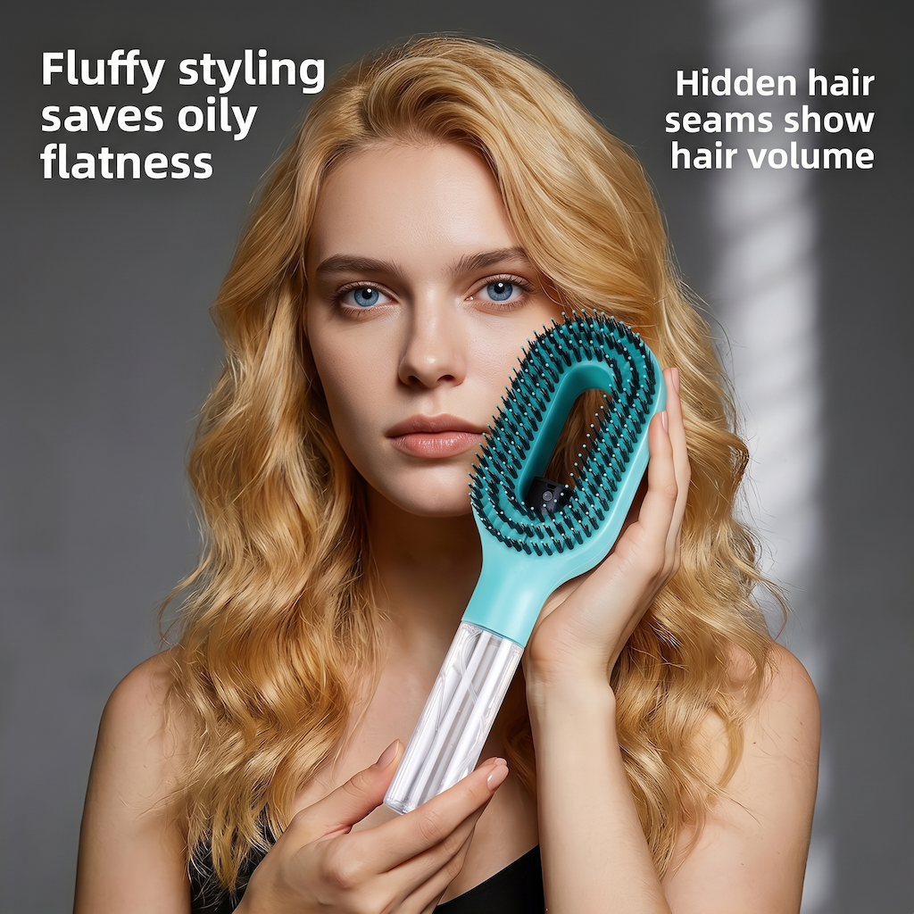 Main product image of New Water Spraying Hair Comb, Anti-Frizz Smoothing Hair Brush With Essential Oil Conditioning Spray Function