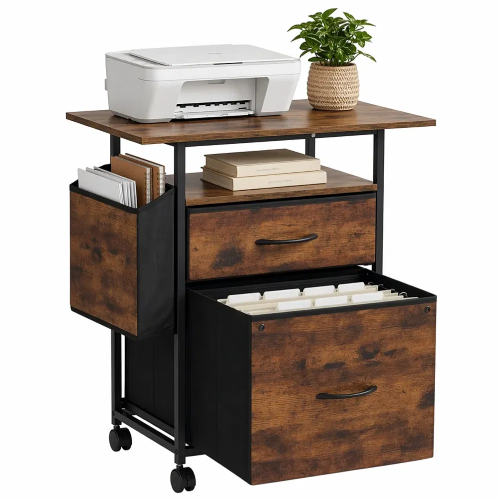 Main product image of File Cabinets for Hanging Files, Letter/Legal/F4/A4, Rust