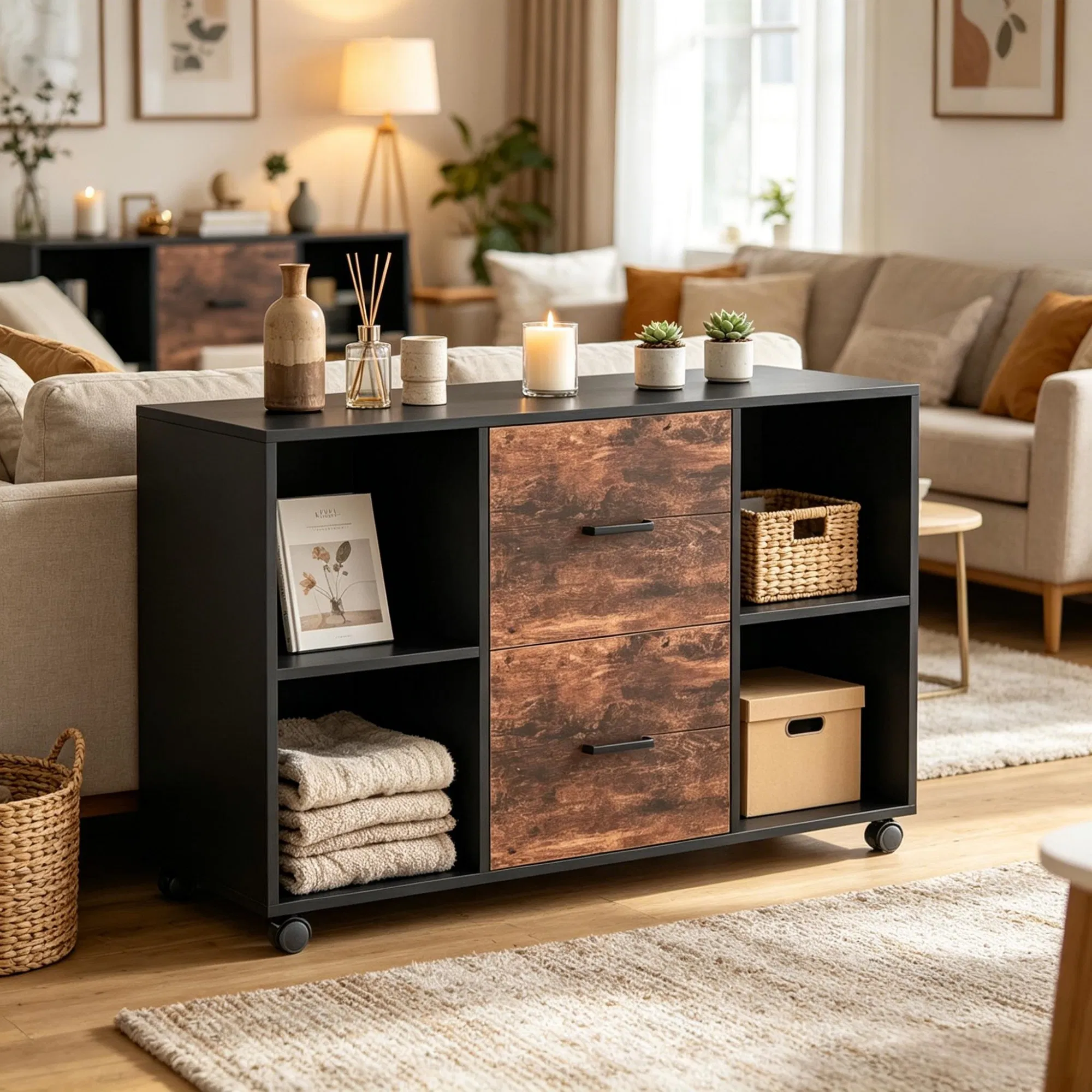 Main product image of Office File Cabinet, Durable Steel Construction for Document Storage