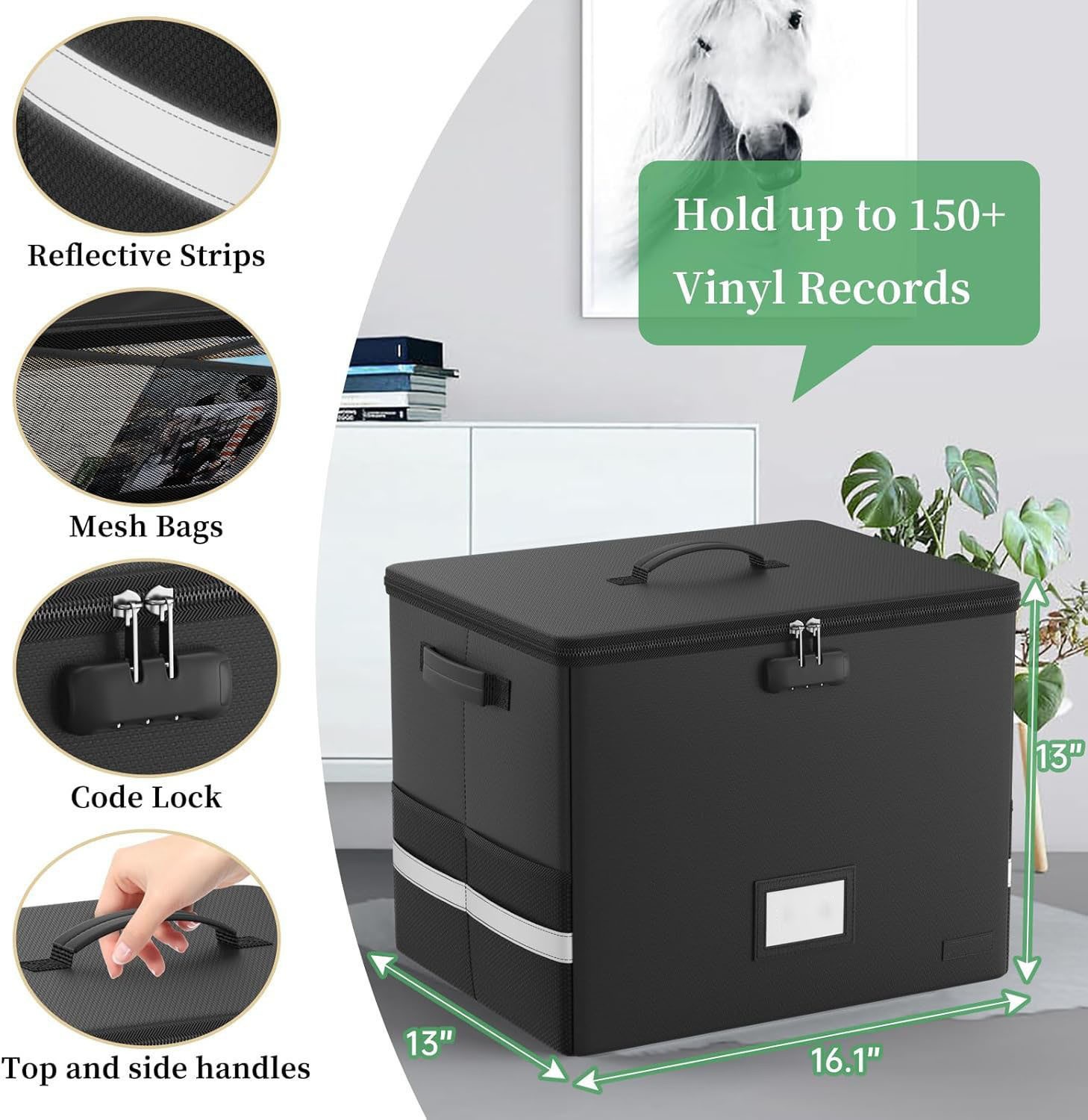 Main product image of Fireproof Document Storage Box with Lock, Waterproof