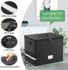 Product image of Fireproof Document Storage Box with Lock, Waterproof