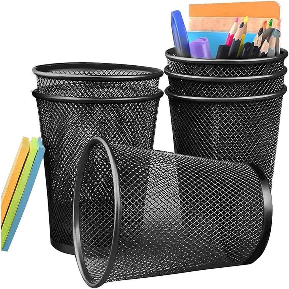 Main product image of Mesh Pen Holders, 6-Unit Set for Desk Organization