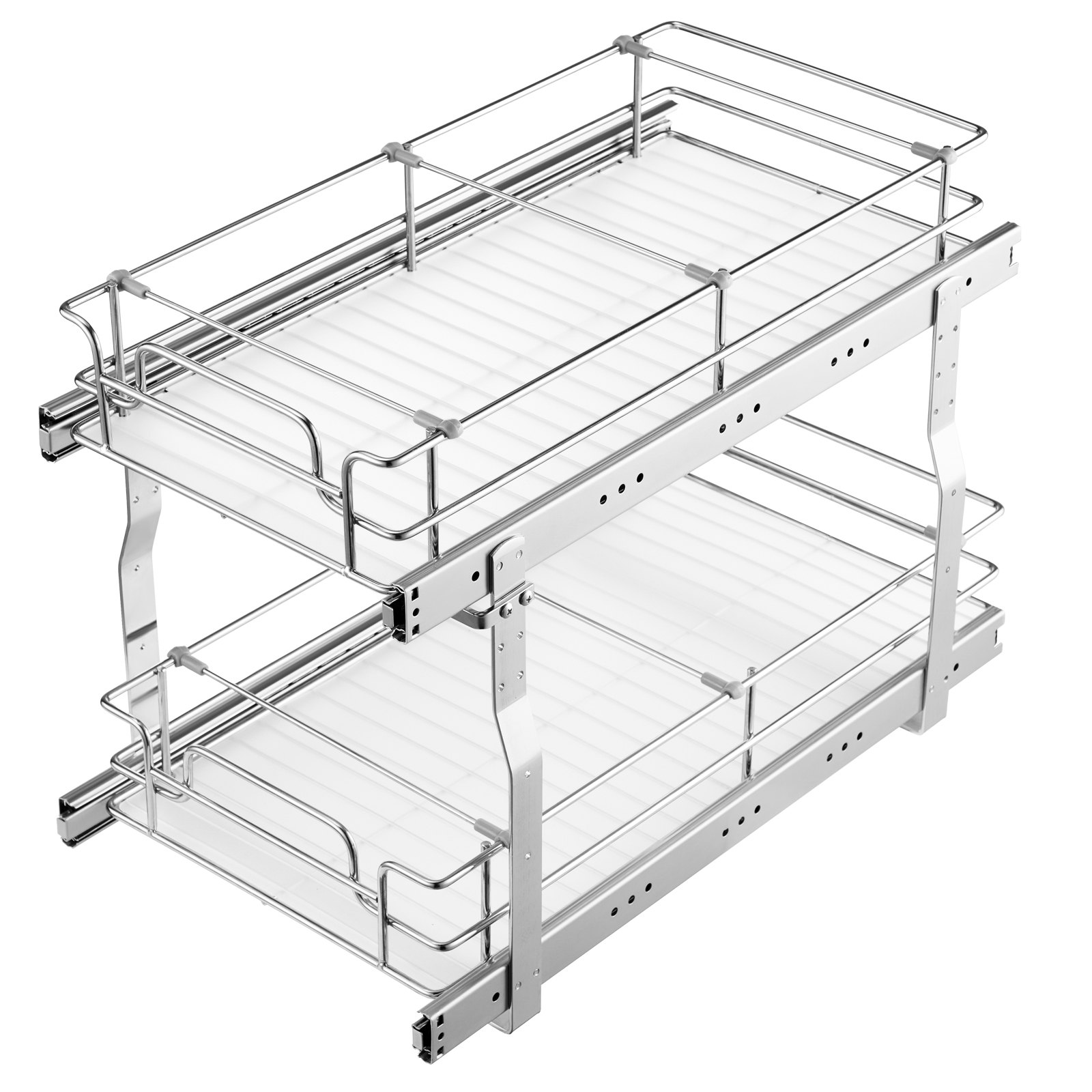 Main product image of 2-Tier Wire Pull Out Under Sink Cabinet Organizer, 12"W x 21"D x 15"H