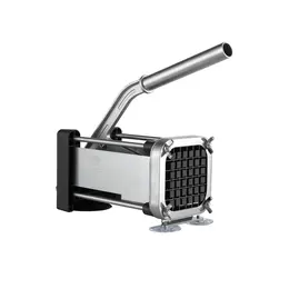 French Fry Cutter Stainless Steel Potato Vegetable Slicer Chopper 2 Blades