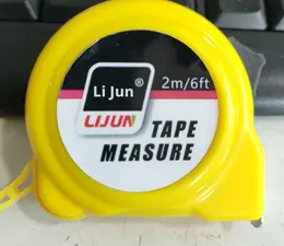 Snail tape measure-2m *12mm-ABS-yellow-1 piece