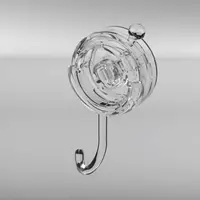 Product image of Transparent Disc Hook, Polycarbonate/PVC