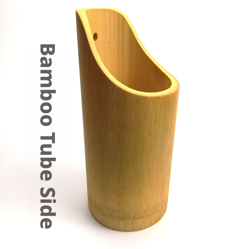 Inclined pen holder-bamboo-21cm-1 piece