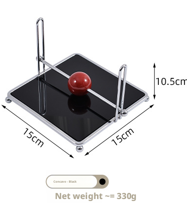Medium-style tissue holder-concave model-black-1 piece