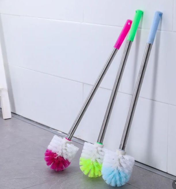 Stainless Steel Toilet Brush-Square-Random Color