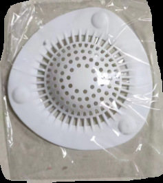 Yurt floor drain-white-1 piece