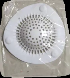 Yurt floor drain-white-1 piece