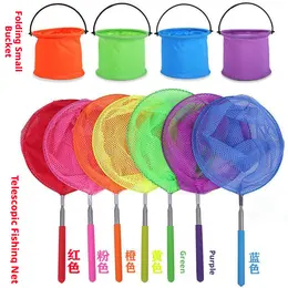 Net bag fishing bag-bucket blue-1 piece