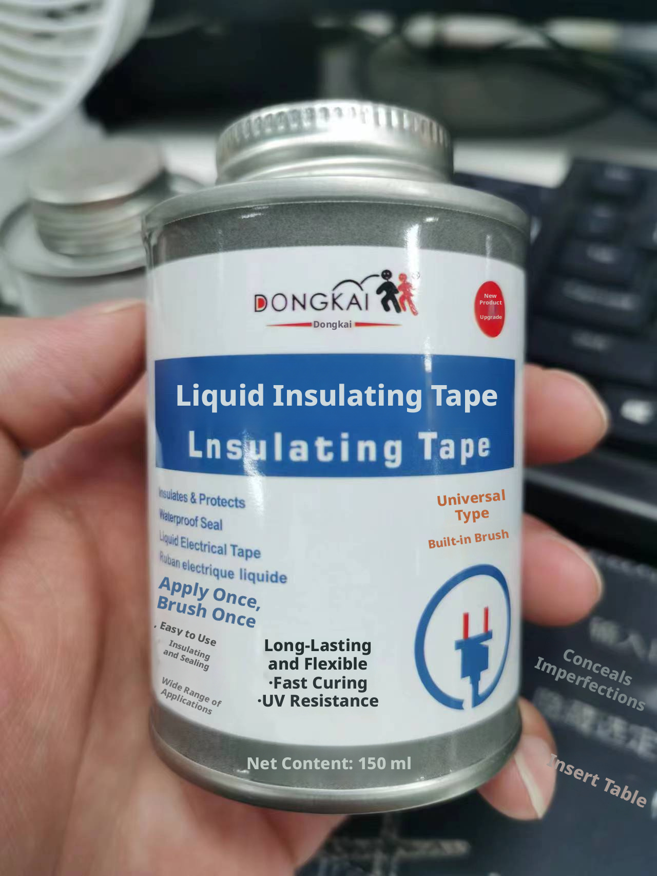 Liquid insulating tape-Dongkai White-150ml-1 piece