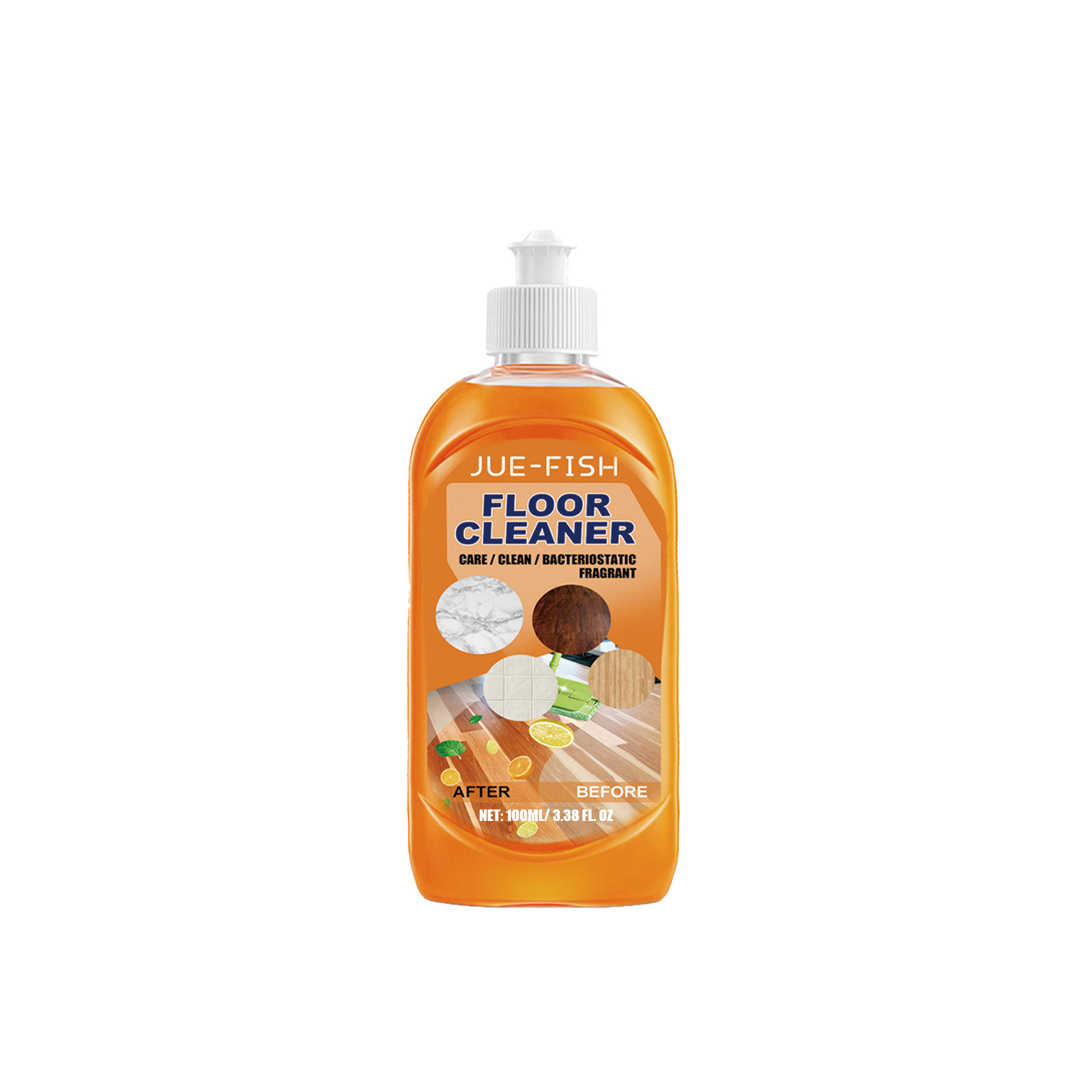 Jue-Fish Cross-border Floor Cleaner, Stain Remover, Brightener, Tile Cleaner, Wood Floor Cleaner, Polisher