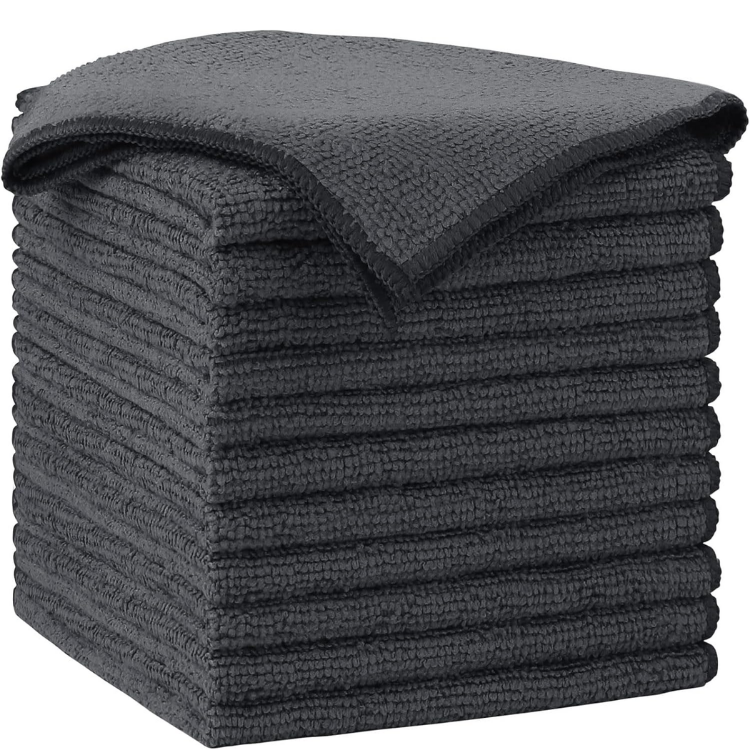 Microfiber Cleaning Cloth-Soft Microfiber Towels For Cars, Absorbent Cleaning Rags, Lint-Free Streak-Free Wash Cloths For House, Kitchen, Window