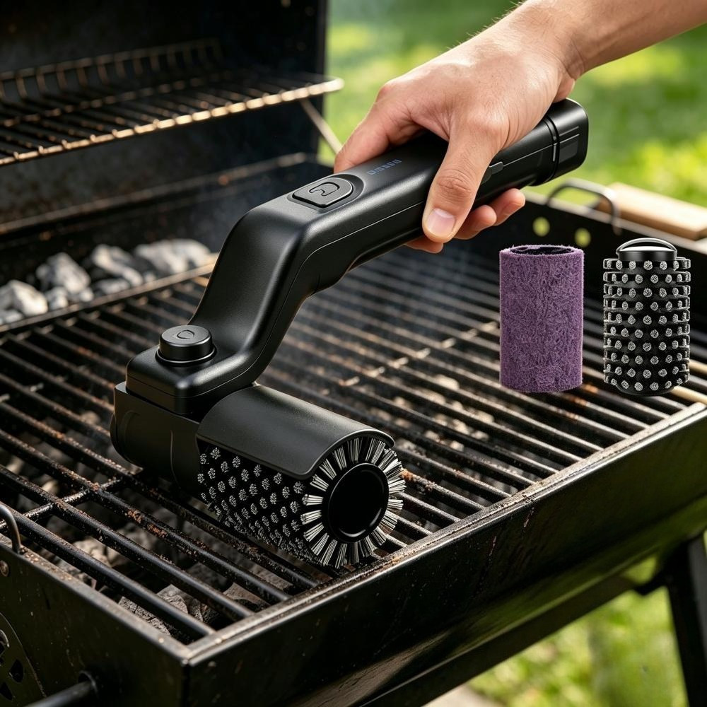 Main product image of Grill Cleaning Brush with Stainless Steel Bristles