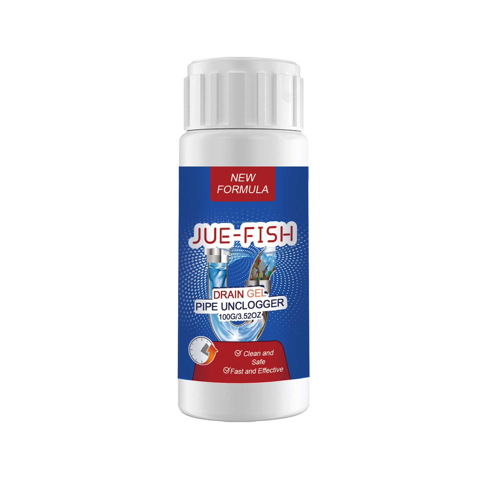 Main product image of Industrial Strength Liquid Drain Cleaner for Clogged Pipes