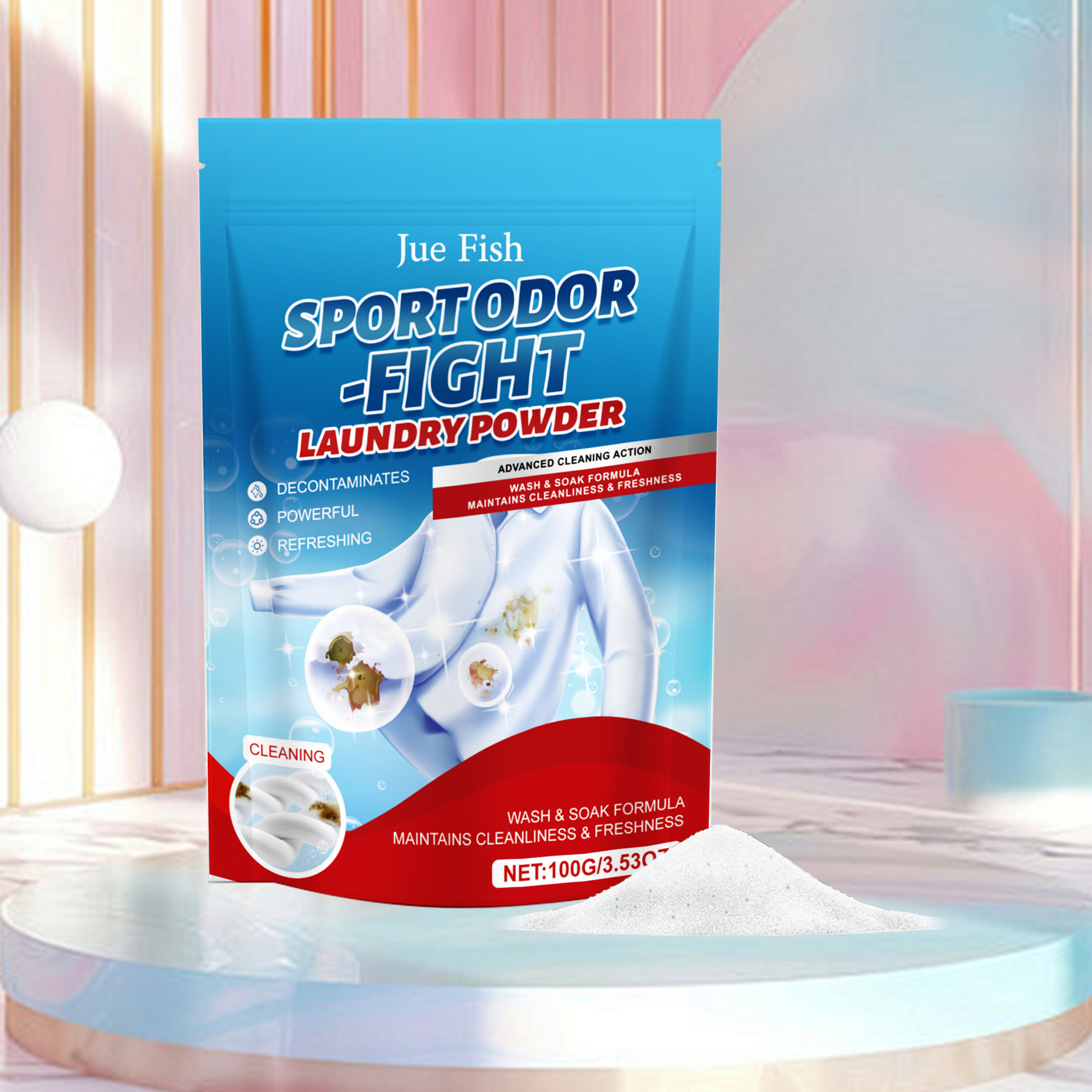 Main product image of Industrial Clothing Cleaning Powder, 100g Bag