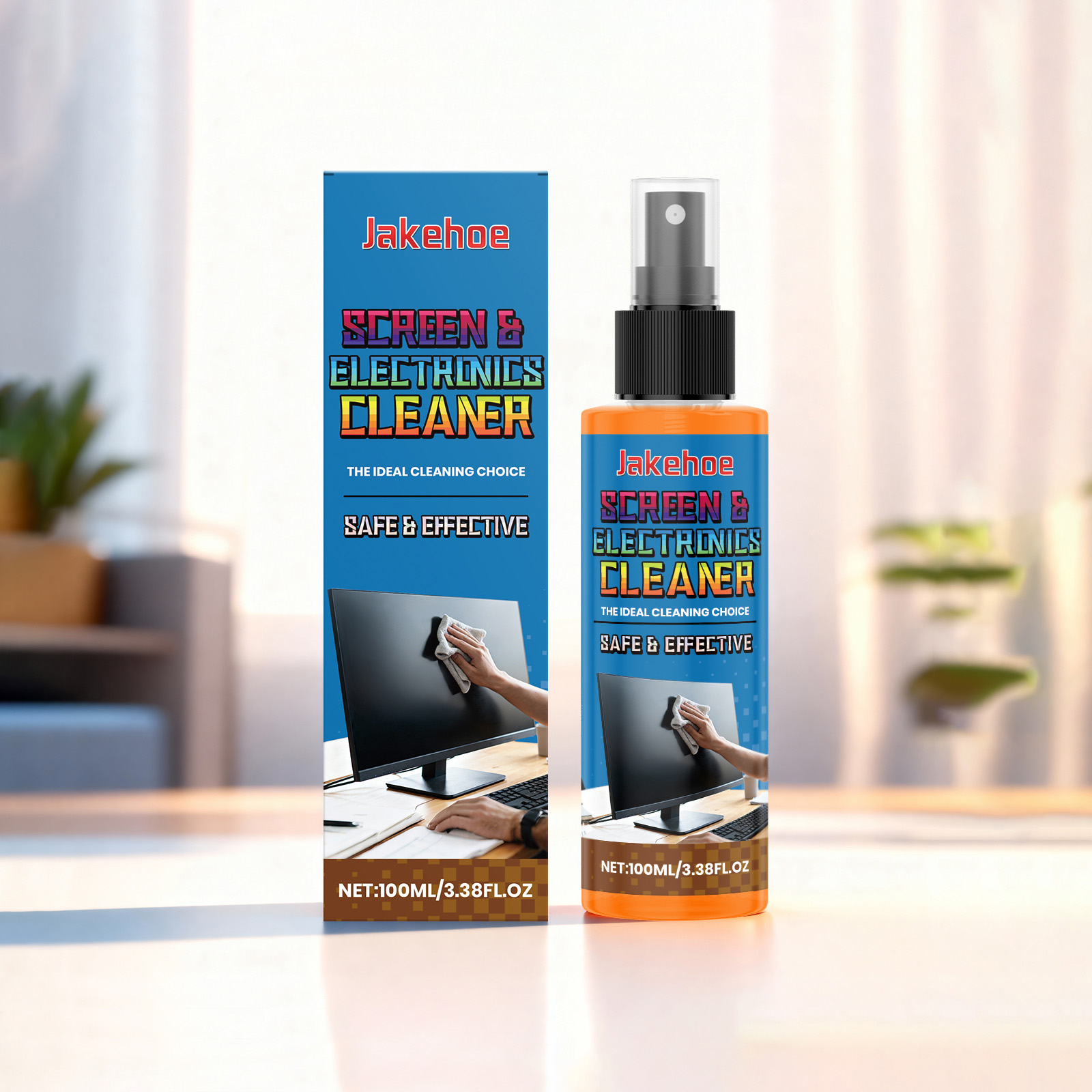 Main product image of Screen Cleaner Solution, 100ml Bottle, Single Box