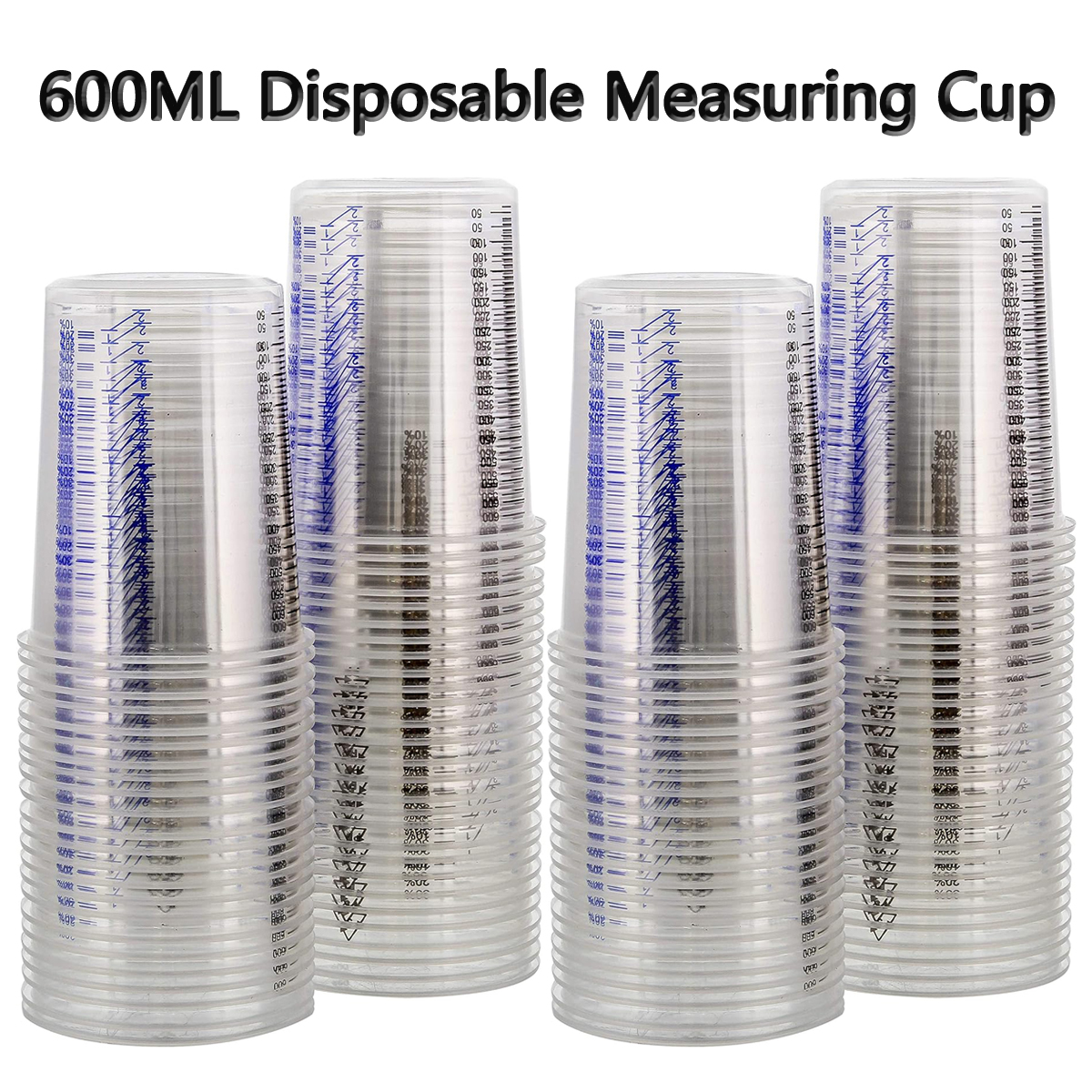 Main product image of Disposable Graduated Mixing Cups for Paint, Resin, Epoxy