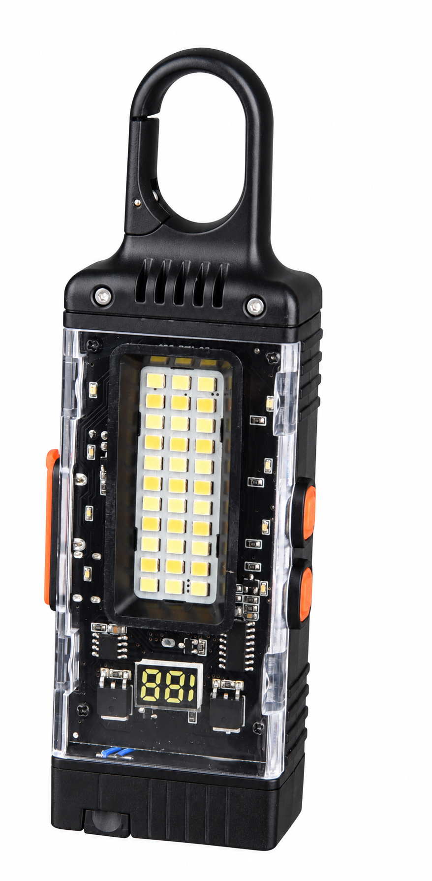 Main product image of D61 13W Rechargeable Type C LED Work Light with Power Bank and Hanging Hook