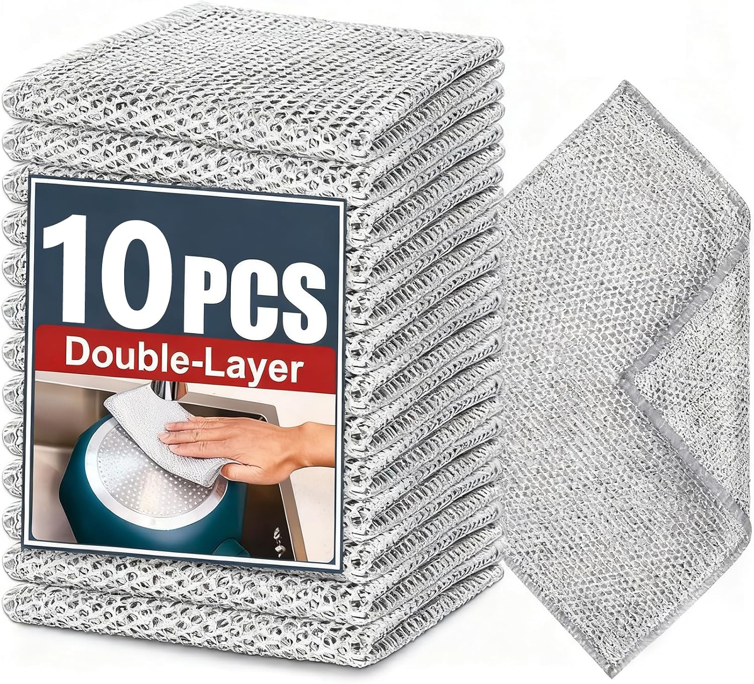Main product image of Multi-layered Steel Wire Mesh Scouring Pad