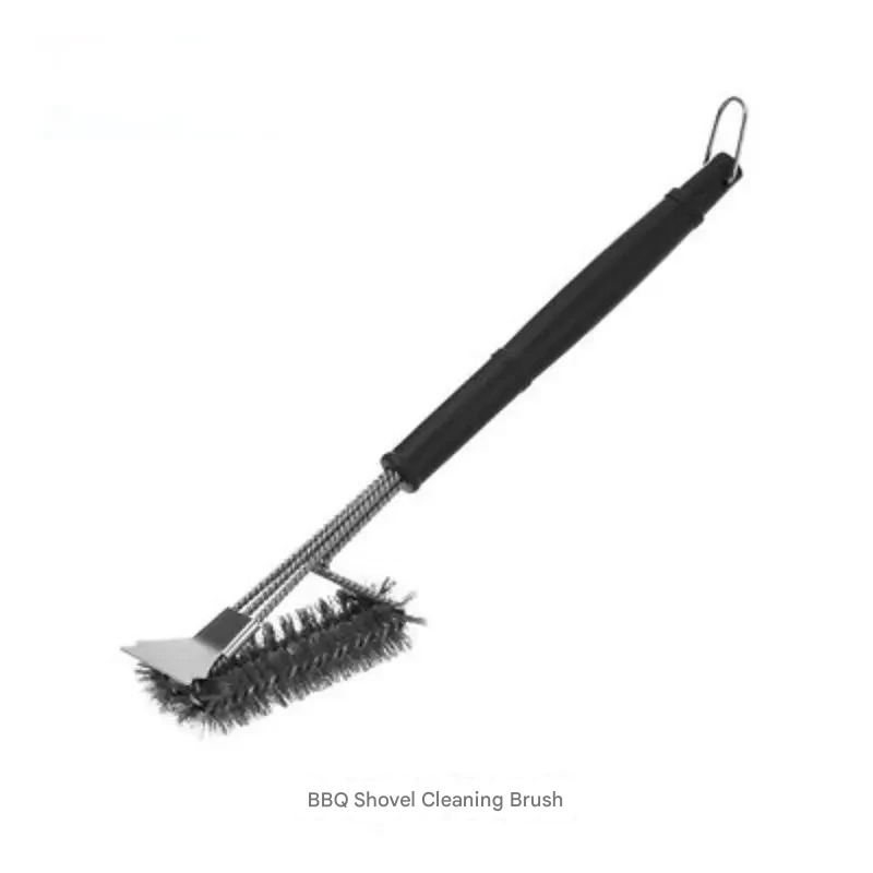 Main product image of Barbecue Cleaning Brush, Stainless Steel Wire Brush, Grill Brush, Iron Brush, Long-handled Brush