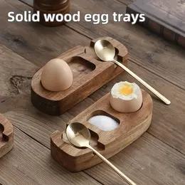 Complete Egg Cup Craft Set With Wooden Tray, Punch & Holder Stand