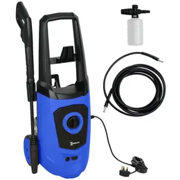 DURHAND High Pressure Washer, 150 Bar Pressure, 510 L/h Flow, 1800W, High-Performance Portable Power Jet Wash Cleaner, Blue