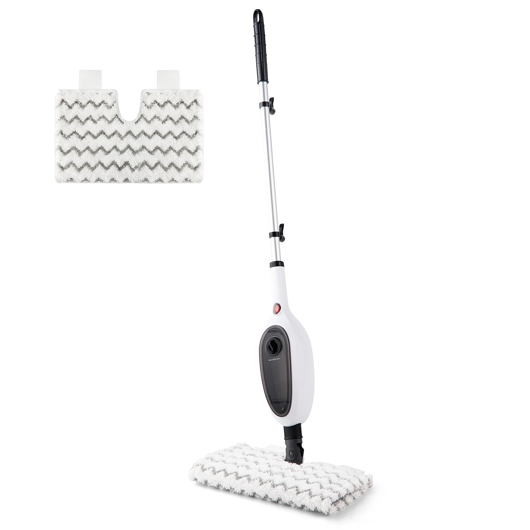 Steam Mops for Floor Cleaning, Unique Double-Sided Flip Design, 15 Seconds Fast Heating 10-in-1 Steam Cleaner for Kitchen, Living Room Wood Floor Tile Cleaning