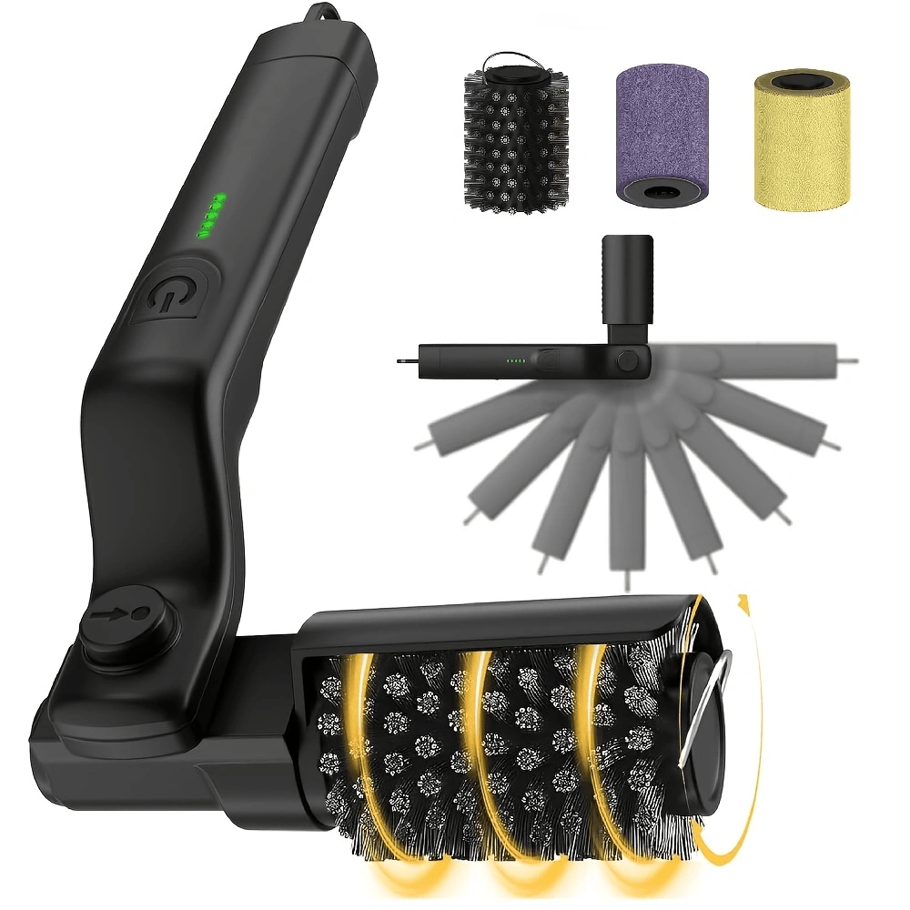 Main product image of Electric Rotary Grill Scrubber, 3-Speed, 304 Stainless Steel Bristle-Free Head