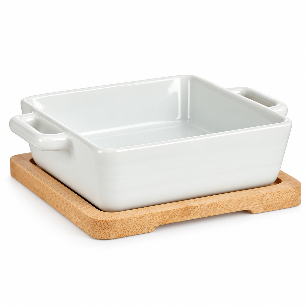 Main product image of Tray Square With Base Bamboo