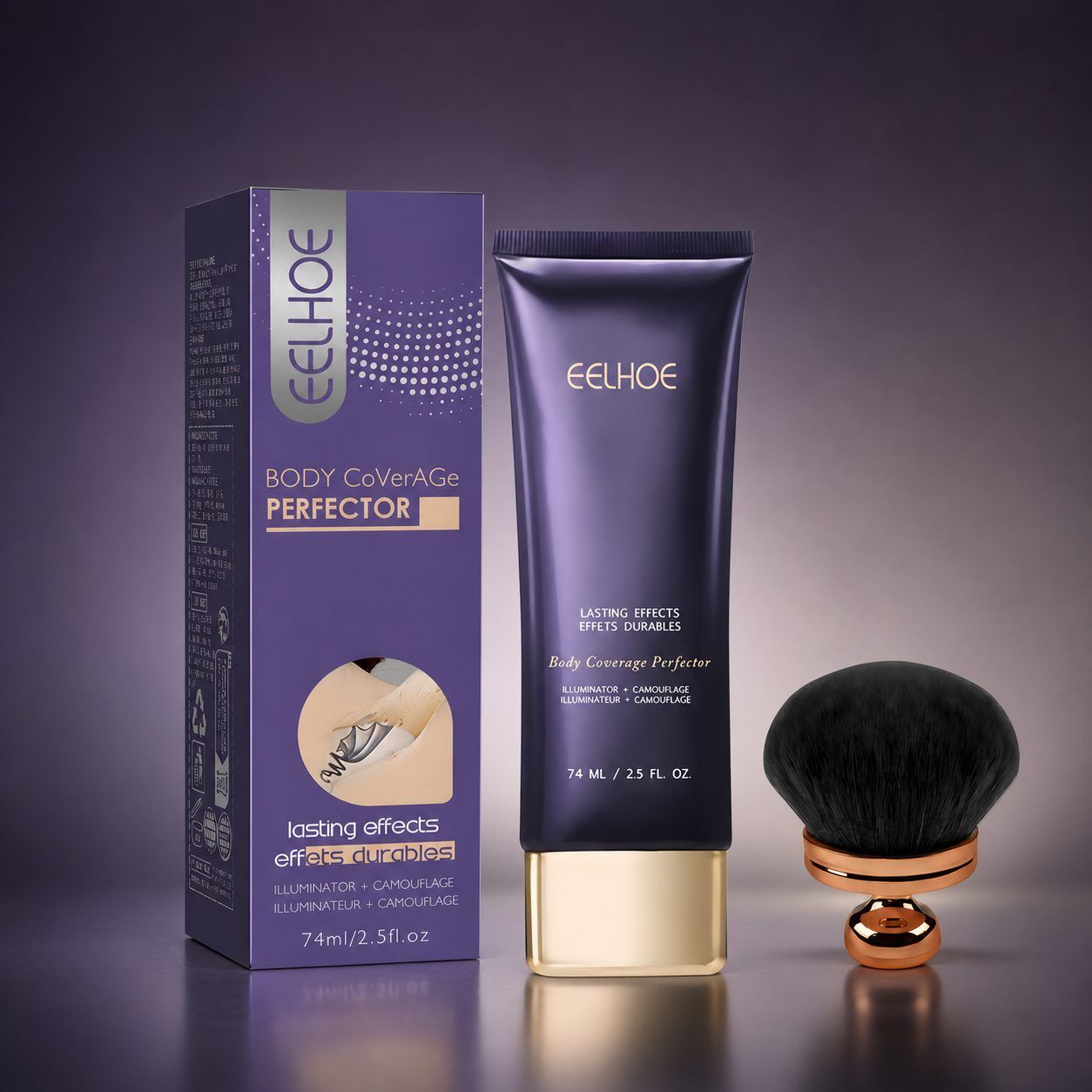 Main product image of EELHOE Body Concealer Cream with Brush, 74 ml Cream and 1 Brush