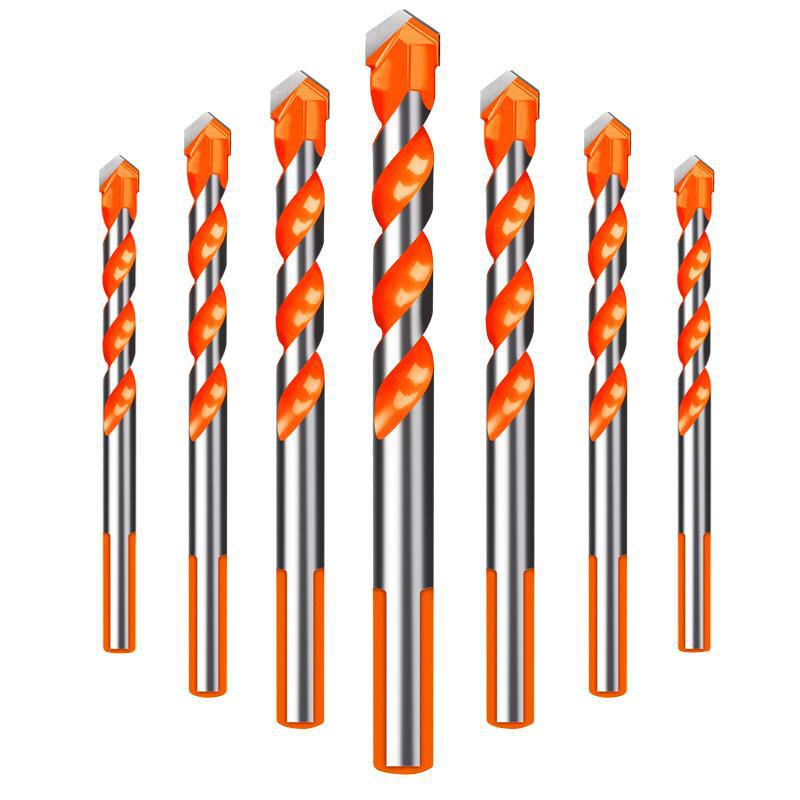Spot Bawang Drill Set Ceramic Tile Glass Concrete Drilling Drill Ceramic Alloy Cross Triangle Bit