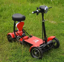 Cyungbok Folding Mini Four-wheel Adult Electric Transport Scooter