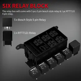 Car Relay Modification Socket Car Junction Fuse Box