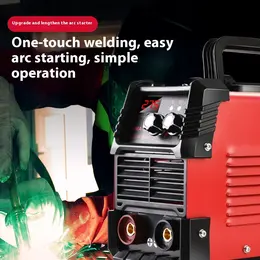 Double Voltage Household Small Industrial Welding Machine American Standard 110V Red