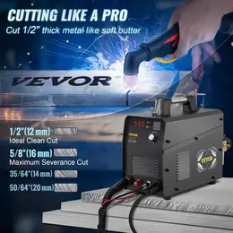 VEVOR 50A Dual Voltage Plasma Cutter, Non-Touch Pilot Arc, 110V/220V AC IGBT
