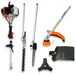 4-in-1 Gas-Powered Pole Saw and Trimmer System