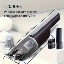 Wireless Red Car Vacuum Cleaner Wireless Car With Strong Suction Handheld Vacuum Cleaner Small Mini Rechargeable Home Vacuum Cleaner