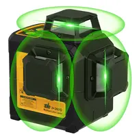 Product image of Self-Leveling Green Beam Laser Level, 3x360 12 Lines, Magnetic Base, Rechargeable Battery