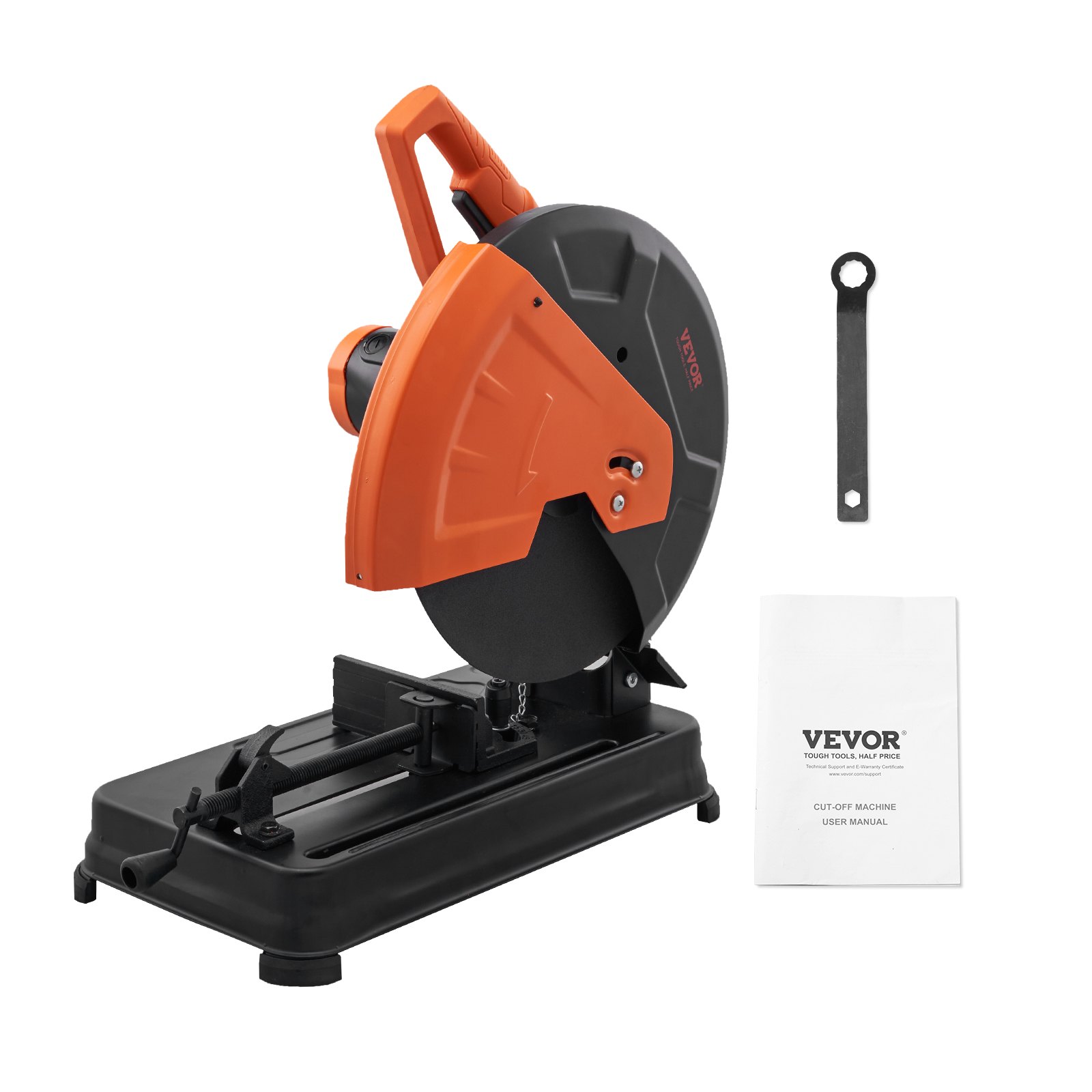 Abrasive Chop Saw, 14'355mm Blade Diameter Cut Off Saw, 2300W 3600RPM Steel Cutting Machine, 0-45' Adjustable Angle Miter Saw For Cutting Metal Cutting Chop Saw For Steel,Rebar,Iron,Aluminum