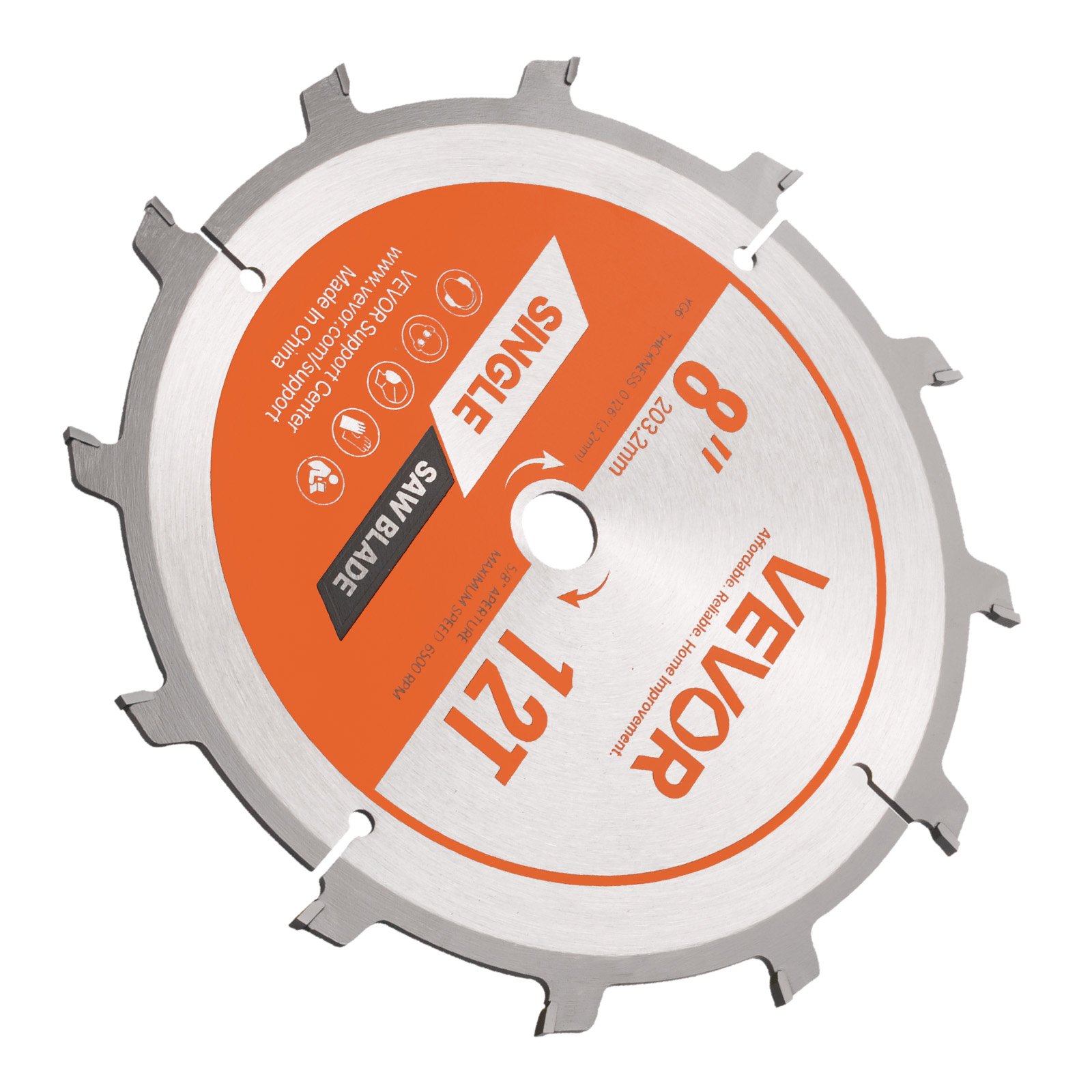 Dado Blade Set Stacking Dado Blades With Chippers And Shims 8 In Diameter