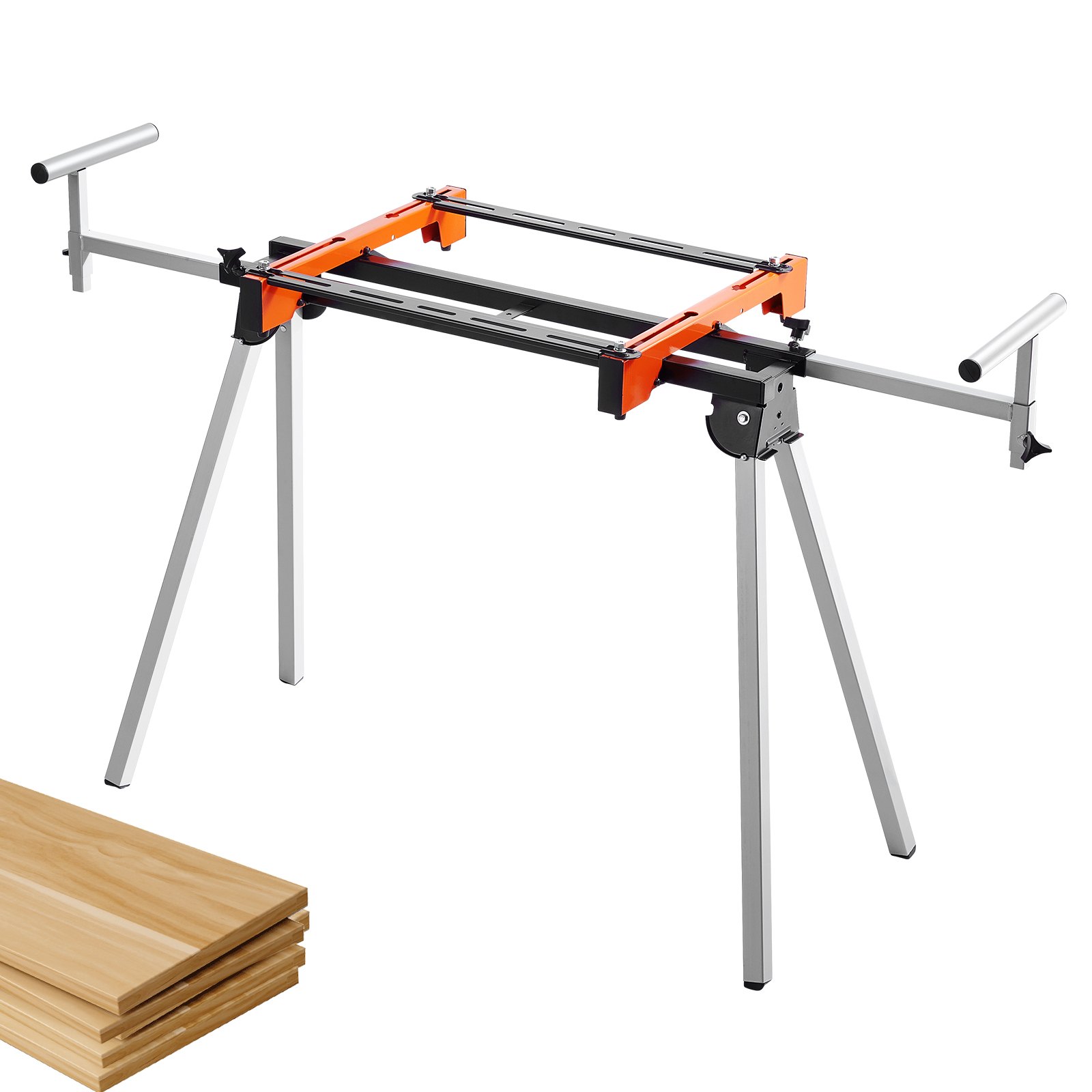 Miter Saw Stand 300lbs Load Capacity Steel Collapsible Stand For Miter Saw