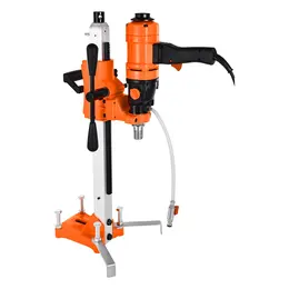 8 Inch Diamond Core Drill, Handheld and Stand Mount