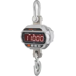 Digital Crane Scale, 11000 Lbs/5000 Kg, Remote Control, Cast Aluminum Case, LED Screen