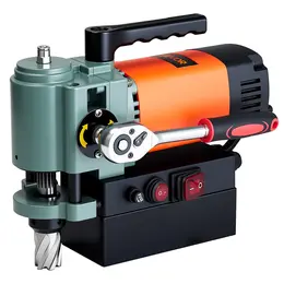 Low Profile Magnetic Drill Press, 1300W, 1.4 Inch Boring Diameter