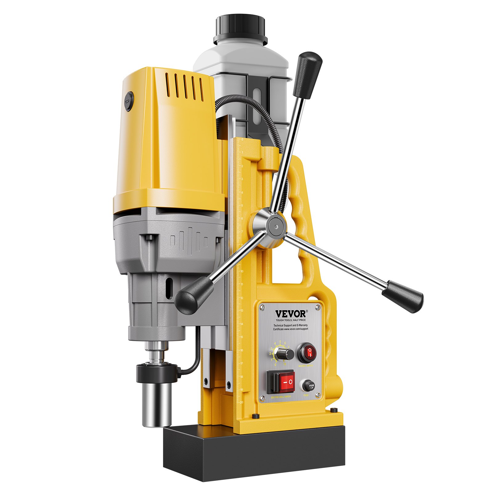 Magnetic Drill 1400W 2922 Lbf Mag Drill Press 2 In Boring Diameter 0-750 RPM