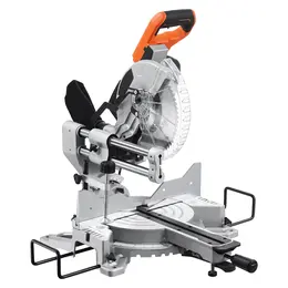 10-Inch Sliding Compound Miter Saw, 15 Amp, Corded, Double Bevel, 60-Tooth Blade
